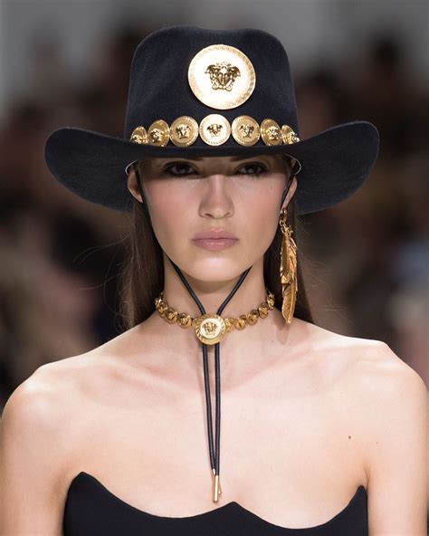 Versace cowboy hat